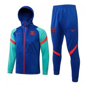 FC Barcelona Chaqueta De Entrenamiento Con Capucha 2022/23 Verde Azul